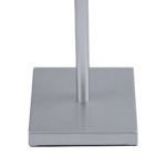 GLOBOSTAR® NEGA 60480 Μοντέρνο Επιδαπέδιο Φωτιστικό LED 2.2W 154lm 360° DC 5V με USB 2.0 με Επαναφορτιζόμενη Μπαταρία Li-ion 3.7V 4000mAh IP44 Θερμό Λευκό 2700K με Αφή Dimmable - Lumileds SMD Chip - Ασημί - Μ10 x Π10 x Υ135cm - 2 Χρόνια Εγγύηση - Image 11