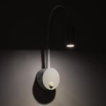 GLOBOSTAR® GOOSE 60876 Μοντέρνο Φωτιστικό Τοίχου - Απλίκα Ξενοδοχείου Reading Light LED 3W 300lm 36° AC 220-240V IP20 Φυσικό Λευκό 4500K - CREE XPE Chip & TÜV SÜD Driver - Λευκό Ματ - Μ6.5 x Π15 x Υ24.5cm - 3 Χρόνια Εγγύηση - Image 10