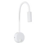 GLOBOSTAR® GOOSE 60876 Μοντέρνο Φωτιστικό Τοίχου - Απλίκα Ξενοδοχείου Reading Light LED 3W 300lm 36° AC 220-240V IP20 Φυσικό Λευκό 4500K - CREE XPE Chip & TÜV SÜD Driver - Λευκό Ματ - Μ6.5 x Π15 x Υ24.5cm - 3 Χρόνια Εγγύηση - Image 3