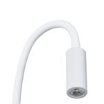 GLOBOSTAR® GOOSE 60876 Μοντέρνο Φωτιστικό Τοίχου - Απλίκα Ξενοδοχείου Reading Light LED 3W 300lm 36° AC 220-240V IP20 Φυσικό Λευκό 4500K - CREE XPE Chip & TÜV SÜD Driver - Λευκό Ματ - Μ6.5 x Π15 x Υ24.5cm - 3 Χρόνια Εγγύηση - Image 8