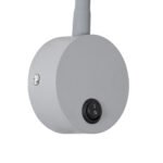 GLOBOSTAR® GOOSE 60877 Μοντέρνο Φωτιστικό Τοίχου - Απλίκα Ξενοδοχείου Reading Light LED 3W 300lm 36° AC 220-240V IP20 Φυσικό Λευκό 4500K - CREE XPE Chip & TÜV SÜD Driver - Γκρι Ανθρακί Ματ - Μ6.5 x Π15 x Υ24.5cm - 3 Χρόνια Εγγύηση - Image 9