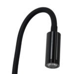 GLOBOSTAR® GOOSE 60878 Μοντέρνο Φωτιστικό Τοίχου - Απλίκα Ξενοδοχείου Reading Light LED 3W 300lm 36° AC 220-240V IP20 Φυσικό Λευκό 4500K - CREE XPE Chip & TÜV SÜD Driver - Μαύρο Ματ - Μ6.5 x Π15 x Υ24.5cm - 3 Χρόνια Εγγύηση - Image 8