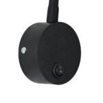 GLOBOSTAR® GOOSE 60878 Μοντέρνο Φωτιστικό Τοίχου - Απλίκα Ξενοδοχείου Reading Light LED 3W 300lm 36° AC 220-240V IP20 Φυσικό Λευκό 4500K - CREE XPE Chip & TÜV SÜD Driver - Μαύρο Ματ - Μ6.5 x Π15 x Υ24.5cm - 3 Χρόνια Εγγύηση - Image 9