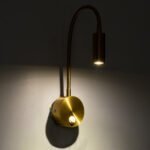 GLOBOSTAR® GOOSE 60880 Μοντέρνο Φωτιστικό Τοίχου - Απλίκα Ξενοδοχείου Reading Light LED 3W 300lm 36° AC 220-240V IP20 Φυσικό Λευκό 4500K - CREE XPE Chip & TÜV SÜD Driver - Χρυσό Πλατίνα - Μ6.5 x Π15 x Υ24.5cm - 3 Χρόνια Εγγύηση - Image 10