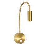 GLOBOSTAR® GOOSE 60880 Μοντέρνο Φωτιστικό Τοίχου - Απλίκα Ξενοδοχείου Reading Light LED 3W 300lm 36° AC 220-240V IP20 Φυσικό Λευκό 4500K - CREE XPE Chip & TÜV SÜD Driver - Χρυσό Πλατίνα - Μ6.5 x Π15 x Υ24.5cm - 3 Χρόνια Εγγύηση - Image 3