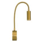 GLOBOSTAR® GOOSE 60880 Μοντέρνο Φωτιστικό Τοίχου - Απλίκα Ξενοδοχείου Reading Light LED 3W 300lm 36° AC 220-240V IP20 Φυσικό Λευκό 4500K - CREE XPE Chip & TÜV SÜD Driver - Χρυσό Πλατίνα - Μ6.5 x Π15 x Υ24.5cm - 3 Χρόνια Εγγύηση - Image 6