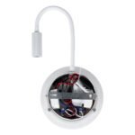 GLOBOSTAR® GOOSE 60881 Μοντέρνο Φωτιστικό Τοίχου - Απλίκα Ξενοδοχείου Reading Light με Φορτιστή USB 3A LED 6W 600lm 36° & 360° AC 220-240V IP20 Φυσικό Λευκό 4500K - CREE XPE & Lumileds SMD Chip & TÜV SÜD Driver - Λευκό Ματ - Μ15.5 x Π15 x Υ30.5cm - 3 Χρόνια Εγγύηση - Image 7