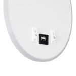 GLOBOSTAR® GOOSE 60881 Μοντέρνο Φωτιστικό Τοίχου - Απλίκα Ξενοδοχείου Reading Light με Φορτιστή USB 3A LED 6W 600lm 36° & 360° AC 220-240V IP20 Φυσικό Λευκό 4500K - CREE XPE & Lumileds SMD Chip & TÜV SÜD Driver - Λευκό Ματ - Μ15.5 x Π15 x Υ30.5cm - 3 Χρόνια Εγγύηση - Image 9