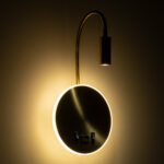 GLOBOSTAR® GOOSE 60885 Μοντέρνο Φωτιστικό Τοίχου - Απλίκα Ξενοδοχείου Reading Light με Φορτιστή USB 3A LED 6W 600lm 36° & 360° AC 220-240V IP20 Φυσικό Λευκό 4500K - CREE XPE & Lumileds SMD Chip & TÜV SÜD Driver - Χρυσό Πλατίνα - Μ15.5 x Π15 x Υ30.5cm - 3 Χρόνια Εγγύηση - Image 11