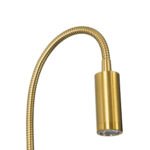 GLOBOSTAR® GOOSE 60885 Μοντέρνο Φωτιστικό Τοίχου - Απλίκα Ξενοδοχείου Reading Light με Φορτιστή USB 3A LED 6W 600lm 36° & 360° AC 220-240V IP20 Φυσικό Λευκό 4500K - CREE XPE & Lumileds SMD Chip & TÜV SÜD Driver - Χρυσό Πλατίνα - Μ15.5 x Π15 x Υ30.5cm - 3 Χρόνια Εγγύηση - Image 8