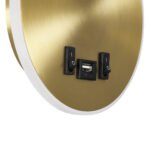 GLOBOSTAR® GOOSE 60885 Μοντέρνο Φωτιστικό Τοίχου - Απλίκα Ξενοδοχείου Reading Light με Φορτιστή USB 3A LED 6W 600lm 36° & 360° AC 220-240V IP20 Φυσικό Λευκό 4500K - CREE XPE & Lumileds SMD Chip & TÜV SÜD Driver - Χρυσό Πλατίνα - Μ15.5 x Π15 x Υ30.5cm - 3 Χρόνια Εγγύηση - Image 9