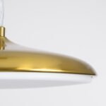 GLOBOSTAR® BARON 60886 Μοντέρνο Κρεμαστό Φωτιστικό Οροφής LED 12W 1440lm 120° AC 220-240V IP20 Ρυθμιζόμενο Λευκό CCT με On/Off 2700K/4500K/6000K - Lumileds SMD Chip - Χρυσό - Μ25 x Π25 x Υ8cm - 3 Χρόνια Εγγύηση - Image 7