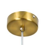 GLOBOSTAR® BARON 60887 Μοντέρνο Κρεμαστό Φωτιστικό Οροφής LED 24W 2880lm 120° AC 220-240V IP20 Ρυθμιζόμενο Λευκό CCT με On/Off 2700K/4500K/6000K - Lumileds SMD Chip - Χρυσό - Μ40 x Π40 x Υ10cm - 3 Χρόνια Εγγύηση - Image 8