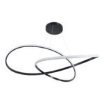 GLOBOSTAR® DEXTER 60917 Μοντέρνο Κρεμαστό Φωτιστικό Οροφής LED 120W 13440lm 300° AC 220-240V IP20 Ρυθμιζόμενο Λευκό CCT με Χειριστήριο από 2700K έως 6000K Dimmable - Lumileds SMD Chip - Μαύρο Ματ - Μ103 x Π103 x Υ22cm - 3 Χρόνια Εγγύηση - Image 6