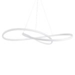 GLOBOSTAR® DEXTER 60918 Μοντέρνο Κρεμαστό Φωτιστικό Οροφής LED 120W 13440lm 300° AC 220-240V IP20 Ρυθμιζόμενο Λευκό CCT με Χειριστήριο από 2700K έως 6000K Dimmable - Lumileds SMD Chip - Λευκό Ματ - Μ103 x Π103 x Υ22cm - 3 Χρόνια Εγγύηση - Image 4