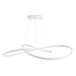 GLOBOSTAR® DEXTER 60918 Μοντέρνο Κρεμαστό Φωτιστικό Οροφής LED 120W 13440lm 300° AC 220-240V IP20 Ρυθμιζόμενο Λευκό CCT με Χειριστήριο από 2700K έως 6000K Dimmable - Lumileds SMD Chip - Λευκό Ματ - Μ103 x Π103 x Υ22cm - 3 Χρόνια Εγγύηση - Image 5