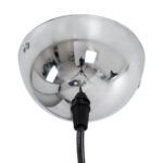 GLOBOSTAR® GLASSO 60928 Μοντέρνο Κρεμαστό Φωτιστικό Οροφής με Ντουί 1 x E27 AC 220-240V IP20 - Ασημί - Μ27 x Π27 x Υ52cm - Image 10