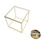 GLOBOSTAR® KIBOO 60930 Μοντέρνο Κρεμαστό Φωτιστικό Οροφής LED 36W 4150lm 360° AC 220-240V IP20 Ρυθμιζόμενο Λευκό CCT με Χειριστήριο από 2700K έως 6000K Dimmable - Lumileds SMD Chip - Χρυσό Βούρτσας - Μ40 x Π40 x Υ40cm - 3 Χρόνια Εγγύηση - Image 10