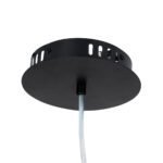 GLOBOSTAR® ACRYLICA 60974 Μοντέρνο Κρεμαστό Φωτιστικό Οροφής LED 20W 2240lm 360° AC 220-240V IP20 Ρυθμιζόμενο Λευκό CCT με On/Off 2700K/4500K/6000K - Lumileds SMD Chip - Διάφανο & Μαύρο Ματ - Μ40 x Π40 x Υ6.5cm - 3 Χρόνια Εγγύηση - Image 12