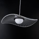 GLOBOSTAR® ACRYLICA 60974 Μοντέρνο Κρεμαστό Φωτιστικό Οροφής LED 20W 2240lm 360° AC 220-240V IP20 Ρυθμιζόμενο Λευκό CCT με On/Off 2700K/4500K/6000K - Lumileds SMD Chip - Διάφανο & Μαύρο Ματ - Μ40 x Π40 x Υ6.5cm - 3 Χρόνια Εγγύηση - Image 6