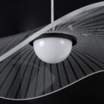 GLOBOSTAR® ACRYLICA 60975 Μοντέρνο Κρεμαστό Φωτιστικό Οροφής LED 20W 2240lm 360° AC 220-240V IP20 Ρυθμιζόμενο Λευκό CCT με On/Off 2700K/4500K/6000K - Lumileds SMD Chip - Διάφανο & Μαύρο Ματ - Μ60 x Π60 x Υ15cm - 3 Χρόνια Εγγύηση - Image 13