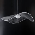 GLOBOSTAR® ACRYLICA 60975 Μοντέρνο Κρεμαστό Φωτιστικό Οροφής LED 20W 2240lm 360° AC 220-240V IP20 Ρυθμιζόμενο Λευκό CCT με On/Off 2700K/4500K/6000K - Lumileds SMD Chip - Διάφανο & Μαύρο Ματ - Μ60 x Π60 x Υ15cm - 3 Χρόνια Εγγύηση - Image 6