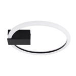 GLOBOSTAR® CINDERELLA 60976 Μοντέρνο Φωτιστικό Οροφής LED 16W 1792lm 360° AC 220-240V IP20 Ρυθμιζόμενο Λευκό CCT με On/Off 2700K/4500K/6000K - Lumileds SMD Chip - Μαύρο Ματ - Μ28.5 x Π28.5 x Υ5cm - 3 Χρόνια Εγγύηση - Image 5