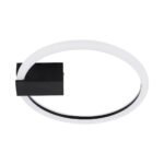 GLOBOSTAR® CINDERELLA 60976 Μοντέρνο Φωτιστικό Οροφής LED 16W 1792lm 360° AC 220-240V IP20 Ρυθμιζόμενο Λευκό CCT με On/Off 2700K/4500K/6000K - Lumileds SMD Chip - Μαύρο Ματ - Μ28.5 x Π28.5 x Υ5cm - 3 Χρόνια Εγγύηση - Image 6