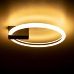 GLOBOSTAR® CINDERELLA 60976 Μοντέρνο Φωτιστικό Οροφής LED 16W 1792lm 360° AC 220-240V IP20 Ρυθμιζόμενο Λευκό CCT με On/Off 2700K/4500K/6000K - Lumileds SMD Chip - Μαύρο Ματ - Μ28.5 x Π28.5 x Υ5cm - 3 Χρόνια Εγγύηση - Image 8