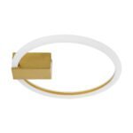 GLOBOSTAR® CINDERELLA 60978 Μοντέρνο Φωτιστικό Οροφής LED 16W 1792lm 360° AC 220-240V IP20 Ρυθμιζόμενο Λευκό CCT με On/Off 2700K/4500K/6000K - Lumileds SMD Chip - Χρυσό Βούρτσας - Μ28.5 x Π28.5 x Υ5cm - 3 Χρόνια Εγγύηση - Image 6