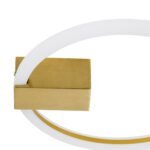 GLOBOSTAR® CINDERELLA 60978 Μοντέρνο Φωτιστικό Οροφής LED 16W 1792lm 360° AC 220-240V IP20 Ρυθμιζόμενο Λευκό CCT με On/Off 2700K/4500K/6000K - Lumileds SMD Chip - Χρυσό Βούρτσας - Μ28.5 x Π28.5 x Υ5cm - 3 Χρόνια Εγγύηση - Image 7