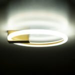 GLOBOSTAR® CINDERELLA 60978 Μοντέρνο Φωτιστικό Οροφής LED 16W 1792lm 360° AC 220-240V IP20 Ρυθμιζόμενο Λευκό CCT με On/Off 2700K/4500K/6000K - Lumileds SMD Chip - Χρυσό Βούρτσας - Μ28.5 x Π28.5 x Υ5cm - 3 Χρόνια Εγγύηση - Image 10