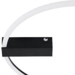 GLOBOSTAR® CINDERELLA 60980 Μοντέρνο Φωτιστικό Οροφής LED 30W 3360lm 360° AC 220-240V IP20 Ρυθμιζόμενο Λευκό CCT με Χειριστήριο από 2700K έως 6000K Dimmable - Lumileds SMD Chip - Μαύρο Ματ - Μ50 x Π50 x Υ5cm - 3 Χρόνια Εγγύηση - Image 6