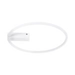 GLOBOSTAR® CINDERELLA 60981 Μοντέρνο Φωτιστικό Οροφής LED 30W 3360lm 360° AC 220-240V IP20 Ρυθμιζόμενο Λευκό CCT με Χειριστήριο από 2700K έως 6000K Dimmable - Lumileds SMD Chip - Λευκό Ματ - Μ50 x Π50 x Υ5cm - 3 Χρόνια Εγγύηση - Image 5