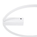 GLOBOSTAR® CINDERELLA 60981 Μοντέρνο Φωτιστικό Οροφής LED 30W 3360lm 360° AC 220-240V IP20 Ρυθμιζόμενο Λευκό CCT με Χειριστήριο από 2700K έως 6000K Dimmable - Lumileds SMD Chip - Λευκό Ματ - Μ50 x Π50 x Υ5cm - 3 Χρόνια Εγγύηση - Image 6