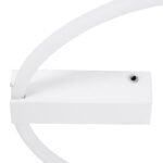 GLOBOSTAR® CINDERELLA 60981 Μοντέρνο Φωτιστικό Οροφής LED 30W 3360lm 360° AC 220-240V IP20 Ρυθμιζόμενο Λευκό CCT με Χειριστήριο από 2700K έως 6000K Dimmable - Lumileds SMD Chip - Λευκό Ματ - Μ50 x Π50 x Υ5cm - 3 Χρόνια Εγγύηση - Image 7