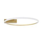 GLOBOSTAR® CINDERELLA 60982 Μοντέρνο Φωτιστικό Οροφής LED 30W 3360lm 360° AC 220-240V IP20 Ρυθμιζόμενο Λευκό CCT με Χειριστήριο από 2700K έως 6000K Dimmable - Lumileds SMD Chip - Χρυσό Βούρτσας - Μ50 x Π50 x Υ5cm - 3 Χρόνια Εγγύηση - Image 4