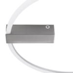 GLOBOSTAR® CINDERELLA 60983 Μοντέρνο Φωτιστικό Οροφής LED 30W 3360lm 360° AC 220-240V IP20 Ρυθμιζόμενο Λευκό CCT με Χειριστήριο από 2700K έως 6000K Dimmable - Lumileds SMD Chip - Νίκελ Βούρτσας - Μ50 x Π50 x Υ5cm - 3 Χρόνια Εγγύηση - Image 6