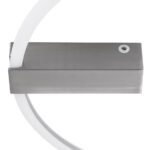 GLOBOSTAR® CINDERELLA 60983 Μοντέρνο Φωτιστικό Οροφής LED 30W 3360lm 360° AC 220-240V IP20 Ρυθμιζόμενο Λευκό CCT με Χειριστήριο από 2700K έως 6000K Dimmable - Lumileds SMD Chip - Νίκελ Βούρτσας - Μ50 x Π50 x Υ5cm - 3 Χρόνια Εγγύηση - Image 7