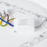 GLOBOSTAR® CELANO 61007 Φωτιστικό Πλαφονιέρα Οροφής LED 20W 1800lm 120° AC 220-240V Αδιάβροχο IP54 Θερμό Λευκό 2700K - Lumileds SMD Chip - Λευκό Γαλακτερό - Μ26 x Π26 x Υ6cm - 3 Χρόνια Εγγύηση - Image 8