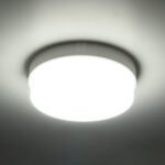 GLOBOSTAR® REVANO 61014 Φωτιστικό Πλαφονιέρα Οροφής LED 15W 1500lm 180° AC 220-240V Αδιάβροχο IP54 Ψυχρό Λευκό 6000K - Lumileds SMD Chip - Λευκό Γαλακτερό - Μ17 x Π17 x Υ5cm - 2 Χρόνια Εγγύηση - Image 7