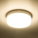 GLOBOSTAR® REVANO 61016 Φωτιστικό Πλαφονιέρα Οροφής LED 15W 1350lm 180° AC 220-240V Αδιάβροχο IP54 Θερμό Λευκό 2700K - Lumileds SMD Chip - Λευκό Γαλακτερό - Μ17 x Π17 x Υ5cm - 2 Χρόνια Εγγύηση - Image 7