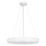 GLOBOSTAR® CASPER 61018 Μοντέρνο Κρεμαστό Φωτιστικό Οροφής LED 76W 8372lm 120° AC 220-240V IP20 Ρυθμιζόμενο Λευκό CCT με Χειριστήριο από 2700K έως 6000K Dimmable - Lumileds SMD Chip - Λευκό Ματ - Μ45 x Π45 x Υ5.5cm - 3 Χρόνια Εγγύηση - Image 4