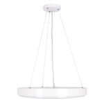 GLOBOSTAR® CASPER 61018 Μοντέρνο Κρεμαστό Φωτιστικό Οροφής LED 76W 8372lm 120° AC 220-240V IP20 Ρυθμιζόμενο Λευκό CCT με Χειριστήριο από 2700K έως 6000K Dimmable - Lumileds SMD Chip - Λευκό Ματ - Μ45 x Π45 x Υ5.5cm - 3 Χρόνια Εγγύηση - Image 5