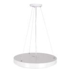 GLOBOSTAR® CASPER 61018 Μοντέρνο Κρεμαστό Φωτιστικό Οροφής LED 76W 8372lm 120° AC 220-240V IP20 Ρυθμιζόμενο Λευκό CCT με Χειριστήριο από 2700K έως 6000K Dimmable - Lumileds SMD Chip - Λευκό Ματ - Μ45 x Π45 x Υ5.5cm - 3 Χρόνια Εγγύηση - Image 6
