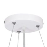 GLOBOSTAR® CASPER 61018 Μοντέρνο Κρεμαστό Φωτιστικό Οροφής LED 76W 8372lm 120° AC 220-240V IP20 Ρυθμιζόμενο Λευκό CCT με Χειριστήριο από 2700K έως 6000K Dimmable - Lumileds SMD Chip - Λευκό Ματ - Μ45 x Π45 x Υ5.5cm - 3 Χρόνια Εγγύηση - Image 8