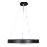 GLOBOSTAR® CASPER 61019 Μοντέρνο Κρεμαστό Φωτιστικό Οροφής LED 76W 8372lm 120° AC 220-240V IP20 Ρυθμιζόμενο Λευκό CCT με Χειριστήριο από 2700K έως 6000K Dimmable - Lumileds SMD Chip - Μαυρό Ματ - Μ45 x Π45 x Υ5.5cm - 3 Χρόνια Εγγύηση - Image 5