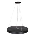 GLOBOSTAR® CASPER 61019 Μοντέρνο Κρεμαστό Φωτιστικό Οροφής LED 76W 8372lm 120° AC 220-240V IP20 Ρυθμιζόμενο Λευκό CCT με Χειριστήριο από 2700K έως 6000K Dimmable - Lumileds SMD Chip - Μαυρό Ματ - Μ45 x Π45 x Υ5.5cm - 3 Χρόνια Εγγύηση - Image 6