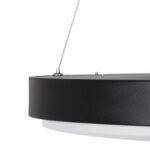 GLOBOSTAR® CASPER 61019 Μοντέρνο Κρεμαστό Φωτιστικό Οροφής LED 76W 8372lm 120° AC 220-240V IP20 Ρυθμιζόμενο Λευκό CCT με Χειριστήριο από 2700K έως 6000K Dimmable - Lumileds SMD Chip - Μαυρό Ματ - Μ45 x Π45 x Υ5.5cm - 3 Χρόνια Εγγύηση - Image 7