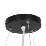 GLOBOSTAR® CASPER 61019 Μοντέρνο Κρεμαστό Φωτιστικό Οροφής LED 76W 8372lm 120° AC 220-240V IP20 Ρυθμιζόμενο Λευκό CCT με Χειριστήριο από 2700K έως 6000K Dimmable - Lumileds SMD Chip - Μαυρό Ματ - Μ45 x Π45 x Υ5.5cm - 3 Χρόνια Εγγύηση - Image 8